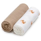 T-TOMI BIO Muslin Diapers platnene pelene Bunny 65 x 65 cm 2 kom | shoptok.hr