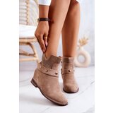 S. BARSKI Openwork Women's Spring Boots Beige Royale | ePonuda.com