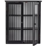 Bloomingville Crna viseća vitrina od masivne jele 51,5x66,5x22,5 cm Hazem – | shoptok.hr