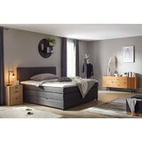 Mömax Postelja Boxspring Plura, Antracit, 180x200 | Shoptok.si