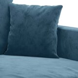  Dvosjed plavi 140 cm baršunasti | shoptok.hr