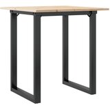  Blagovaonski stol O-oblika 60x60x75 cm od borovine i čelik | shoptok.hr