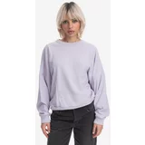 Adidas Bombažen pulover ženska, vijolična barva