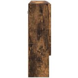 vidaXL Kopalniška ogledalna omara Dimljeni hrast 80 x 17 x 55 cm | Shoptok.si