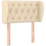 Maison Chic vzglavna omarica - nočna omarica - posteljna omarica z ušesi krem 83x23x78/88 cm blago, (21707612) Cene