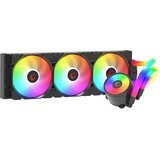 Rampage hladnjak AIO Liquid gaming RAMPAGE ICEBLADE C8 Black 72CFM 2000RPM ARGB Fan AM5/LGA1700 Compatible LED Tube 360mm | Eponuda.ba