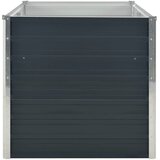 Povišena vrtna gredica antracit 160x80x77 cm pocinčani čelik | shoptok.hr