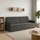 SOFA za 3 osobe Tamnosiva 220 x 81 x 82 cm Kordura tekstil Slike