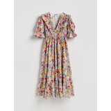 Reserved Maxi haljina s uzorkom - boja lavande | shoptok.hr