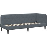  Kutni okvir kreveta Tamno siva 80 x 200 cm Baršun | shoptok.hr