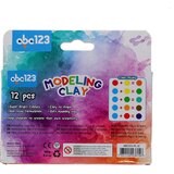 ABC123 Plastelin 180 g, 12 kosov | Shoptok.si