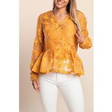 Fenzy Bluza Z Dolgimi Rokavi, Rumena | Shoptok.si