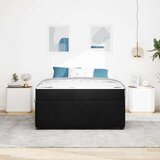  Krevetna konstrukcija Crna 140 x 200 cm tkanina | shoptok.hr