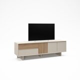 Marckeric Bež/u prirodnoj boji TV komoda u dekoru hrasta 180x55x45 cm Carpi – | shoptok.hr
