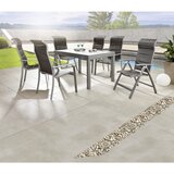 Ambia Garden VRTNA MIZA kovina, steklo srebrne barve | Shoptok.si