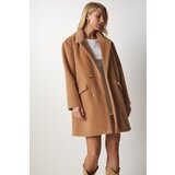  Women's Biscuit Rabbit Hair Look Oversize Coat | Eponuda.ba