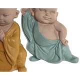  Ukrasna figura DKD Home Decor Plava Roza Rumena Smola Opat (8 x 5,5 x 12,7 cm) (3 kom.) | shoptok.hr