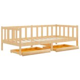  Dnevna postelja s predali 90x200 cm trdna borovina, (20606133) | Shoptok.si