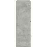  Regal za knjige boja betona 60x24x76,5 cm konstruirano drvo | shoptok.hr