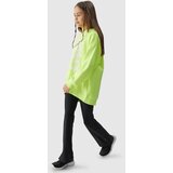 4f Girls&#039; sweatshirt without fastening and with hood - yellow cijene