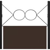 Sobna pregrada s 5 panela smeđa 200 x 180 cm | shoptok.hr