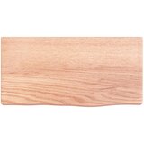 Zidna polica svjetlosmeđa 40 x 20 x 4 cm od obrađene hrastovine | shoptok.hr