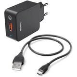 Hama set, micro usb , 19,5W, 1,5m crni Cijene