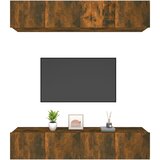 TV ormarići 4 kom boja dimljenog hrasta 80 x 30 x 30 cm drveni | Eponuda.com