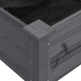  Sadilica s kotačima i oblogom siva 118 x 59 x 80 cm od jelovine | Eponuda.com