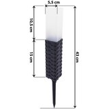  LED solarna lampa RABBIA LED/1,2V 300 mAh IP44 | Eponuda.com
