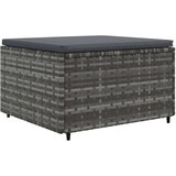  8-dijelna vrtna garnitura od poliratana s jastucima siva | shoptok.hr