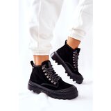 Kesi Leather Trapper Boots Big Star II274363 Black | Eponuda.ba