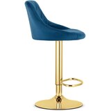 KAST stolica - tamnoplavi baršun / zlatna baza x 2 | shoptok.hr