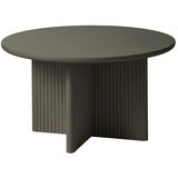 Unique Furniture Kaki zelena okrogla klubska mizica ø 80 cm Palma – Cene