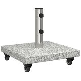 vidaXL Podstavek za senčnik Siv 45 x 45 x 45 cm Granit, (5000187710) Cene