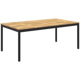  Stol za večeru u vrtu Bijela i crna 196 x 100,5 x 75 cm | shoptok.hr