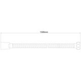 STIL Crijevo za tuš crno 150 cm (11502MB) | shoptok.hr