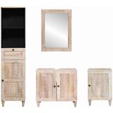 vidaXL Set namještaja za kupaonicu Zidne 4 pcs Bijelo 38 x 33 x 160 cm | shoptok.hr