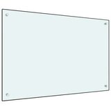  Zaštita od prskanja bijela 90 x 60 cm kaljeno staklo | shoptok.hr