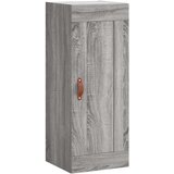 vidaXL Visoka omara siva sonoma 34,5x34x180 cm inženirski les | Shoptok.si