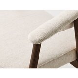 Unique Furniture Krem blagovaonske stolice u setu s naslonima za ruke 2 kom od punog hrasta Elk – | shoptok.hr