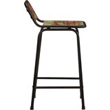 vidaXL Barski stolčki 4 črni 46x35,5x80 cm trden predelan les | Shoptok.si