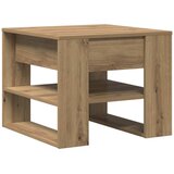  Stol za kavu Artisan hrast 55,5x55x45 cm izrađeno drvo | shoptok.hr