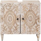  Kupaonski ormarić za sudoper s pohranom Bijelo 62 x 33 x 58 cm | shoptok.hr