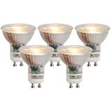 LUEDD Komplet 5 LED GU10 žarnic z žarilno nitko 1W 80 lm 2200K | Shoptok.si