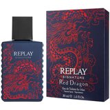 Replay signature red dragon edt 30ml Cene