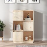 vidaXL Visoka komoda 74 x 35 x 117 cm od masivne borovine Cijene