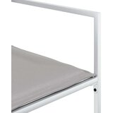 vidaXL 11-dijelni vrtni blagovaonski set s jastucima bijeli tekstilena | shoptok.hr