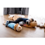 Kondela Plišasti pes, rjava/rdeče črte, 140 cm, REXO tip 3 | Shoptok.si