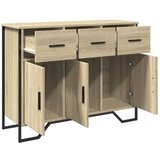 vidaXL Komoda boja hrasta sonome 97x32,5x74,5 cm od konstruiranog drva | shoptok.hr